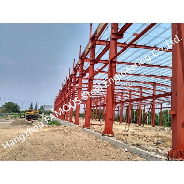 Quality Prefab Warehouse Buildings American Steel Construction Design Crane Equipment for sale