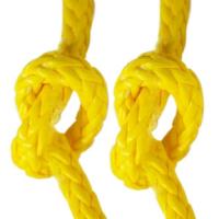 Quality Double Braided Combined Polyester UHMWPE Rope Line For Ship Towing And Mooring for sale