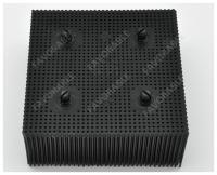 China Black Rectangular PP Nylon Bristles With Round Foot Suitable For Bullmer Cutter Machine factory