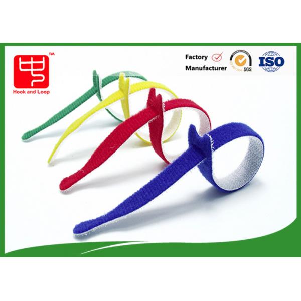 Quality Ultra - thin Hook Loop Cable Ties For Data Lines Cable Clear Up Easily for sale