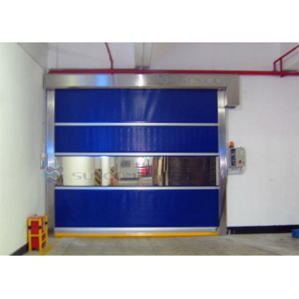 Quality Wind Resistance Industrial Automatic High Speed Door 1.2mm PVC Curtain Thickness for sale