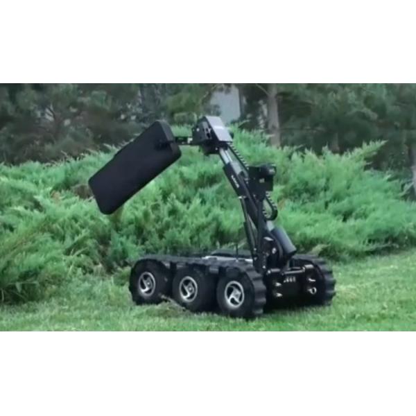 Quality Precision Machining Bomb Disposal Robot With 140kg Loading Ability Black Color for sale
