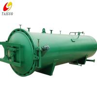 China TAIGUO Continual Operation Industrial Stainless Steel Wood Autoclave Price factory