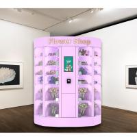 China Sustainable Flower Vending Locker Machine Solution 240V Powder Coating factory