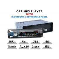 Quality Mute Control Mp3 Am Fm Bt Car Radio Aux Cd Player For Car Detachable Front Panel for sale
