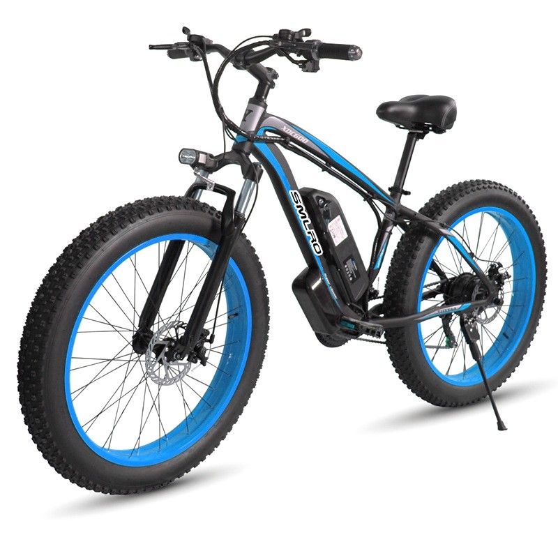 China 16AH 26 Inch Fat Tire Electric Bike 80km Pedal Assist Mode ODM for sale