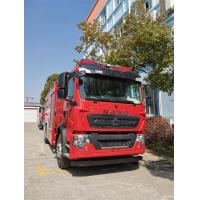 China Two Row Cab 4×2 Drive Water Tanker Fire Truck With Manual Fire Monitor 60L/s factory