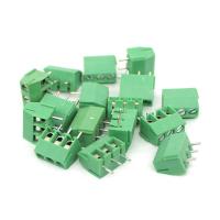 China KF350-3.5mm Straight Pin PCB Screw Terminal Block Connector Blue and green for sale