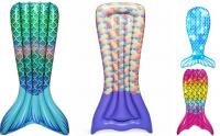 China Super Durable Inflatable Mermaid Tail , Mermaid Inflatable Pool Floats Convenient factory
