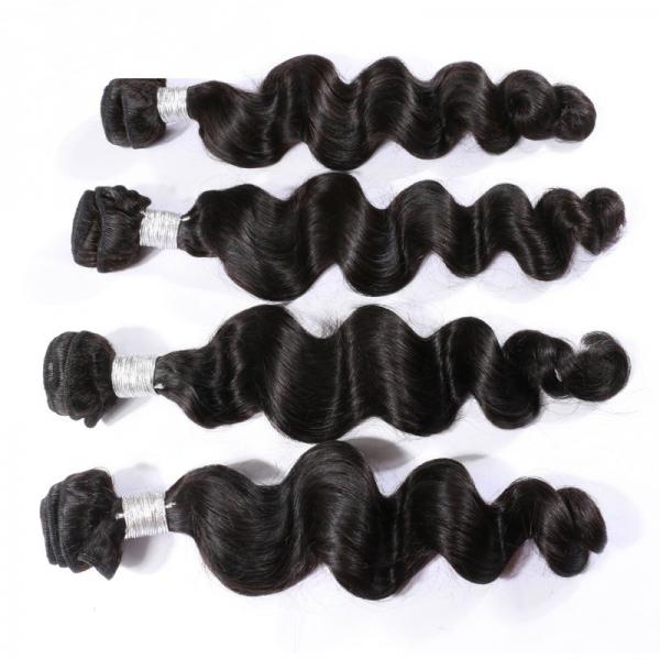 Quality Pure Virgin Brazilian Human Hair Bundles No Nits Double Layers Weft Head for sale