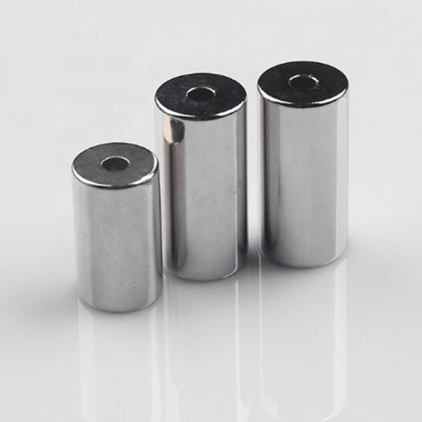 Quality N40 Cylindrical Coated Neodymium Permanent Magnets For Science for sale