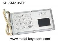 China CE / ROHS / FCC Rugged Touchpad Keyboard , water proof kiosk keypad with touchpad factory