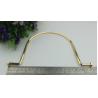 China Handbags manufacturers zinc alloy light gold 220 mm length metal handle for handbag accessories factory