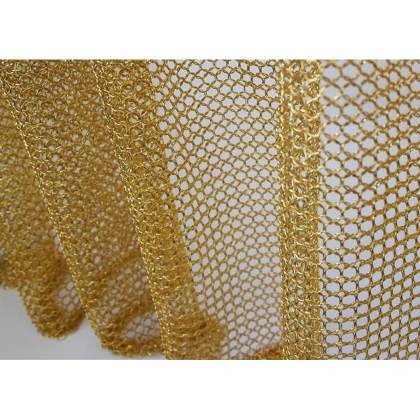 Quality Chain Mail Weave Round Rings Metal Mesh Curtain Interior Design For Light for sale