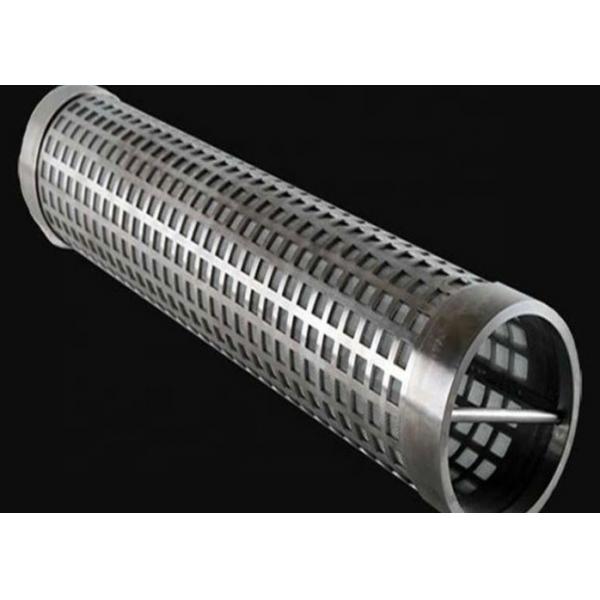 Quality OEM ODM SS Filter Mesh 20mm Round Hole Perforated Filter Tube With Handle for sale