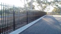 China Tubular Garrison Fence / Australia Security Commerical Garrison Fence Panel / Black Garrison Fence factory