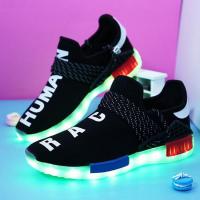 China Custom LED Light Up Sneakers Size Range 35 - 46 Built - In Lithium Batteries factory