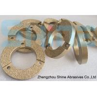 China D100 Brazed Diamond Grinding Wheel For Marble Edging Edge Profile factory