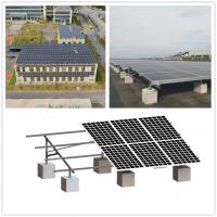 Quality Q235b AL6005 Flat Roof Solar Mounting System Frameless Or Framed for sale