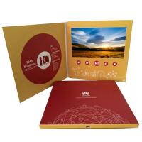 Quality Full Color Video Marketing Brochures With LCD Screen 256MB Memory 1024×600 for sale