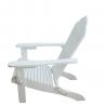 China White Soild Wooden Outdoor Furniture Beach Lounge Chairs For Balcony Lights factory