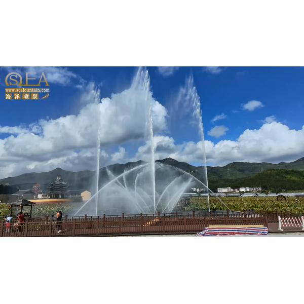 Quality Time Control Color Changing Fountain Outdoor Hotel for sale
