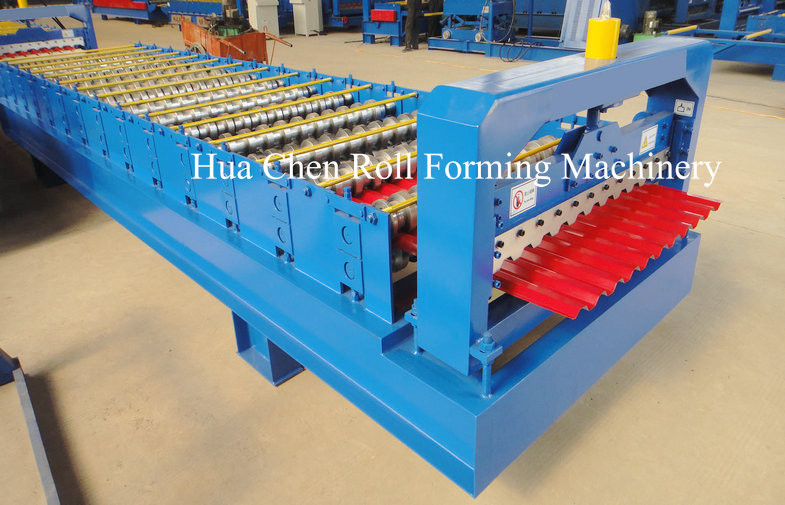 China Galvanized Steel Wall Panel Roll Forming Machine / Equipment With Low Consume factory