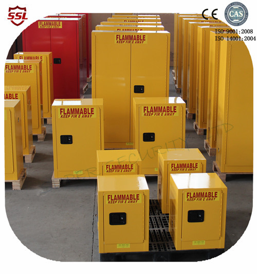 Quality Heavy Duty Lockable Storage Cabinet With Distinct Safety Signs And Bullet for sale