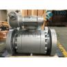 China Forged Steel Flange End Worm Gear Operated Trunnion Ball Valve For Oil / Gas ANSI API6D factory