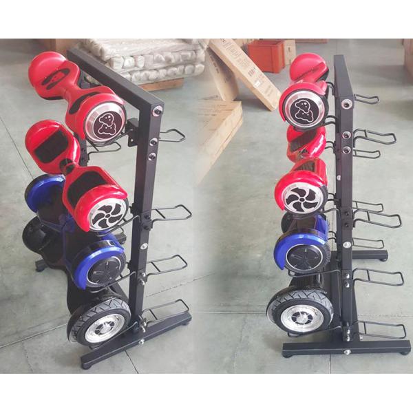 Quality Black Scooter Display Rack / Scooter Display Stand Cold Rolled Steel Material for sale