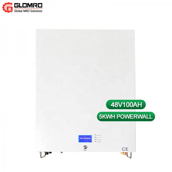 Quality Lifepo4 Residential Solar Power System 48V 200Ah 100Ah 5kWh 10kWh Wall Mounted Home Power Storage for sale