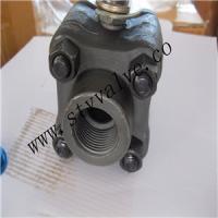 China 3pc Forged Steel Ball Valve 800lb ,A105,DN15-DN100,NPT/BSPT/SW/Butt-Weld End factory