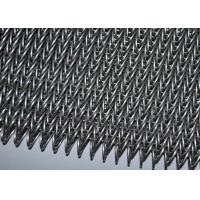 China Spiral Stainless Steel Mesh Conveyor Belt For Biscuit Baking , Smooth Surface factory