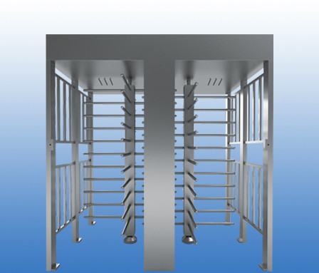 china Double Lane High Security Turnstiles Full Automatic Stainless Steel 316