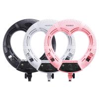 China 96w Rechargeable Heart Ring Light Battery power 18 Inch LED Selfie Ring Light For Live Streaming factory supplies for sale