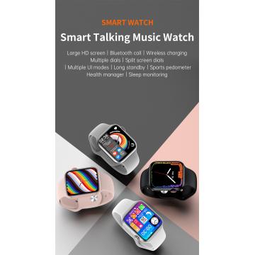 Quality Blood Pressure Smartwatch Series 7 Scroll Fatigue Analysis Play Music W7 Smart for sale