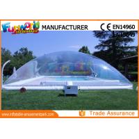 China PVC Transparent Inflatable Pool Cover Tent Swimming Pool Cover Shelter factory