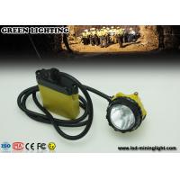 China PC Black Cover CREE Led Cable Mining Cap Lights 25000 Lux World Brightest for sale