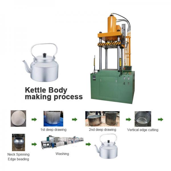 Quality Hydraulic Press Cookware Production Line Machine For Metal Aluminum Kettle Making for sale