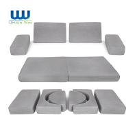 China 10PCS Play Couch Set For Kids And Toddlers Modular Foam Couch factory