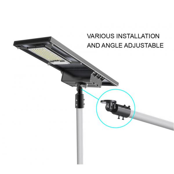 Quality All Weather 100w 150w 200w LED Solar Street Light Angle Adjustable Sensor for sale