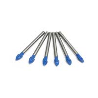China 6mm Round Shank  Tungsten Carbide Drill Glass Tile Drill Bits For Cutting Glass factory