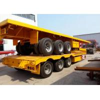 China 30 Tons-60 Tons 40ft Flatbed Semi Trailer For Container Cargo Transporting for sale
