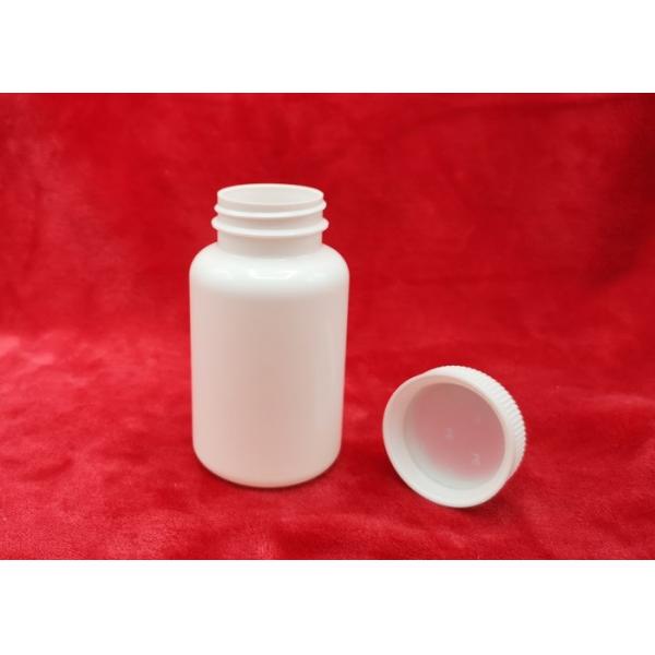 Quality HDPE 150ml Plastic Pill Bottles Full Set With Cap / Liner White Color for sale