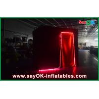 China Small Photo Booth Black Photobooth Inflatable Advertising Tent Lead Free Durable factory