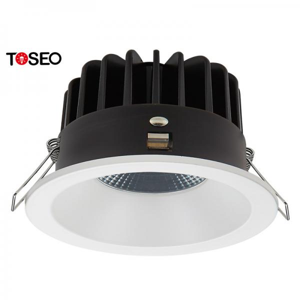 Quality Round Deep Cup Dimmable LED Downlights 10W 75mm Cutting Anti Glare for sale