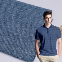 Quality Skin Friendly Cotton Pique Fabric 21S 190gsm Wearproof Combed Stretch Texture for sale