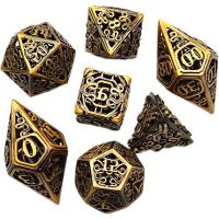 China Chongtian Snake Hollow Metal Dice Set Multi -Faceted Table Game #Dnd#Rpg#Coc factory