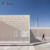 China Modern Outdoor Decorative Perforated Aluminum Metal Facade Panel for sale