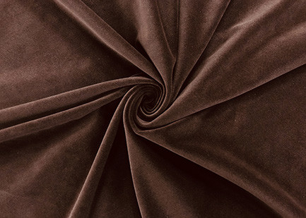 Quality 300GSM 90% Polyester Microfiber Velvet Fabric for Home Textile Brown for sale